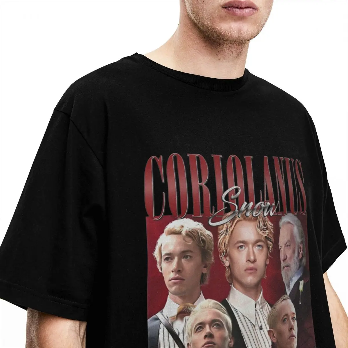 Coriolanus Snow Tom Blyth Bootleg Men Women T Shirts Accessories Fashion Tees Short Sleeve O Neck T-Shirts Pure Cotton Clothes