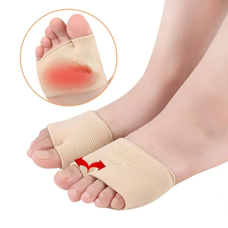 Silicone Gel Half Insoles for Metatarsal Forefoot Pain Relief Shoe Pads Foot Care Tool Cushions For Hallux Valgus Corrector