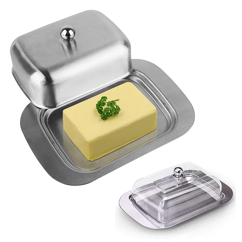 

Butter Storage Box Butter Dish with Lid Bread Butter Container Biscuit Cheese Plate Cheese cutter Restaurant Kitchen Accessories