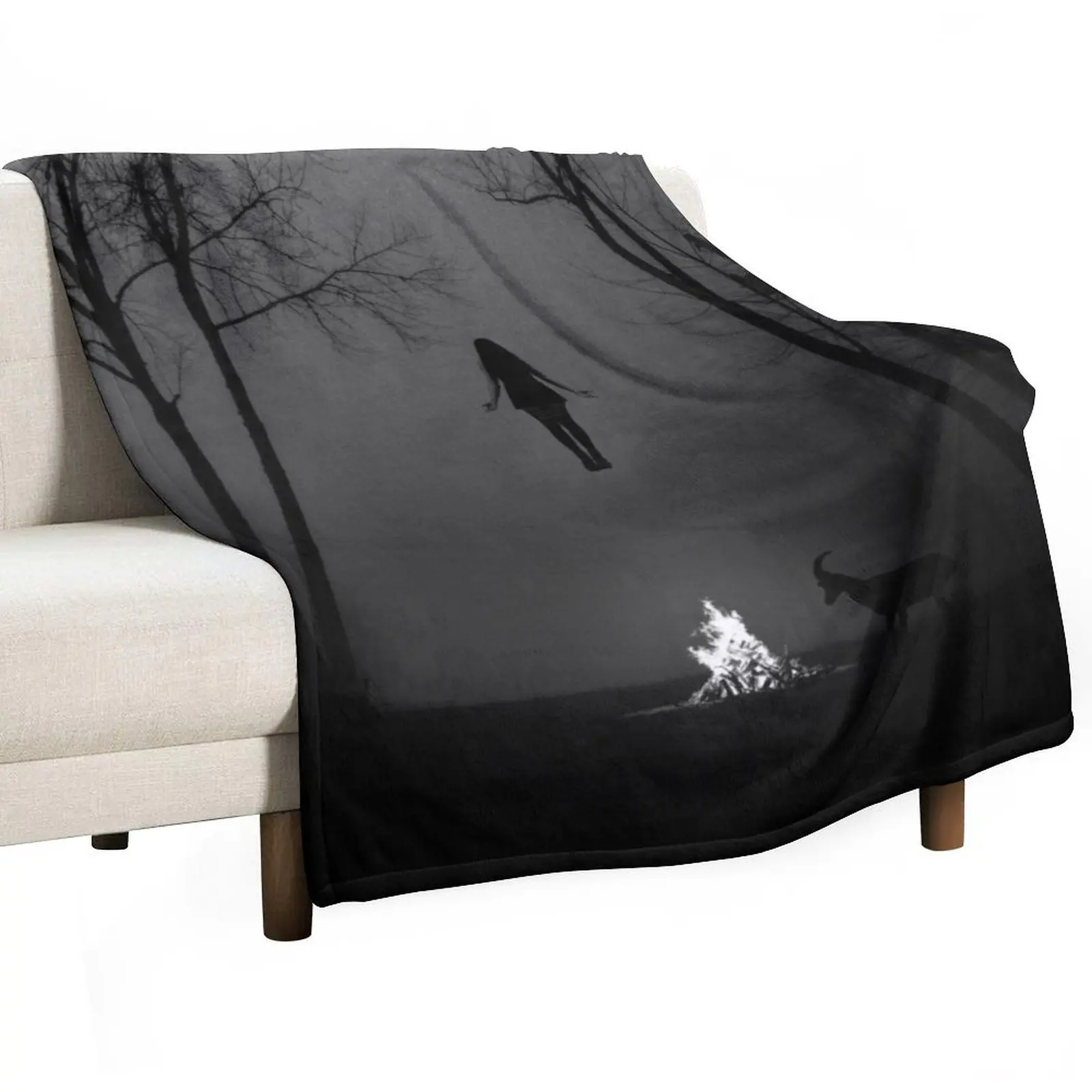 Ritual in the Woods Throw Blanket Decorative Sofas Softest For Sofa Thin Blankets