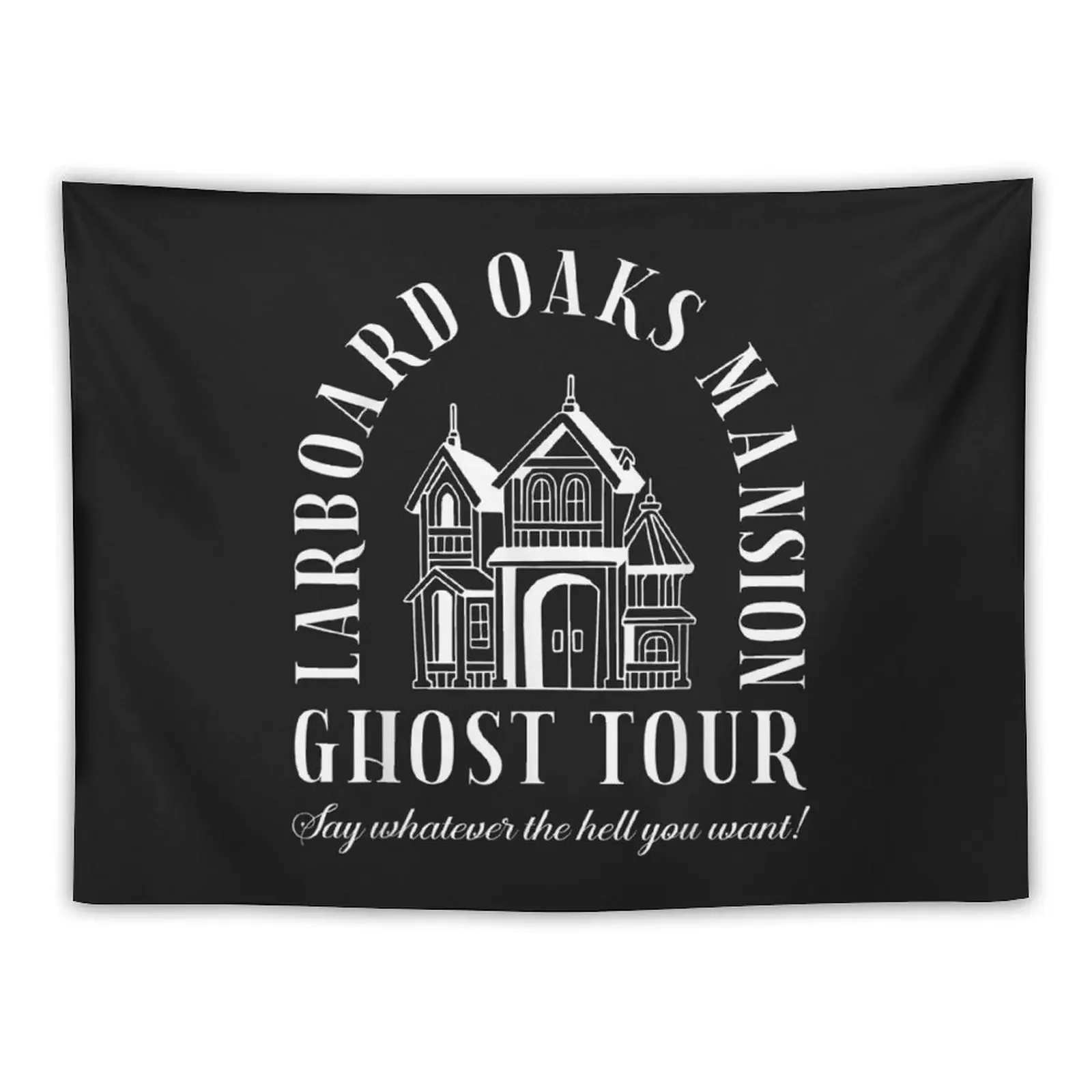 

I Think You Should Leave Ghost Tour Tapestry Cute Decor Decoration Wall Tapestry