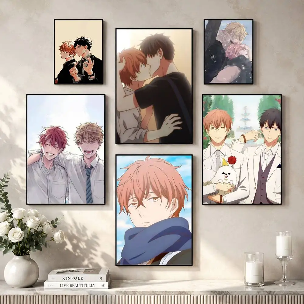 Given- BL- Anime Ritsuka Mafuyu Sato Poster Versatile HD Waterproof Wall Art Self-Adhesive Decor for Any Space Ideal Gift