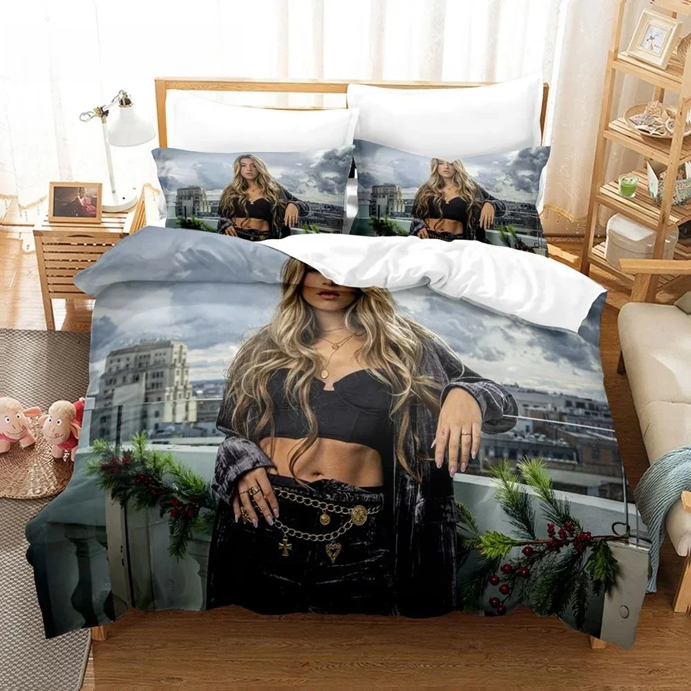 

New 3D Print Spain Singer Girls L-Lola Índigo Bedding Set Boys Girls Twin Queen King Size Duvet Cover Pillowcase Bed boys Adults