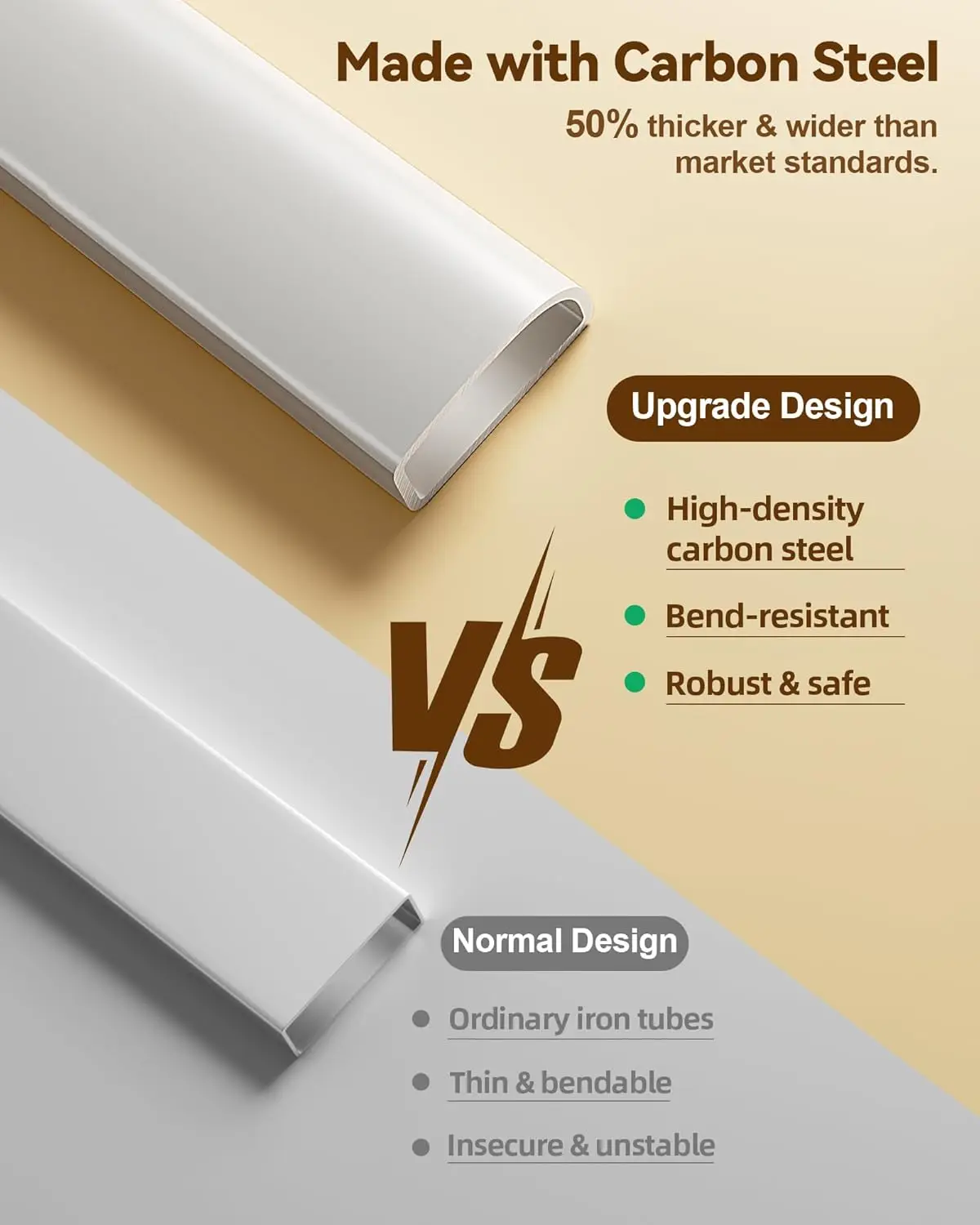 ارتفاع قابل للتعديل لسرير الأطفال الصغار مع قفل مزدوج، ألومنيوم معزز للسلامة، أبيض/رمادي، 39 بوصة طول × 28 ساعة