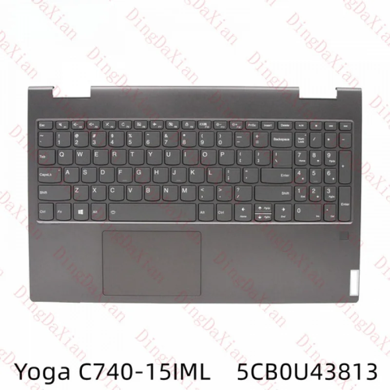 

LL для ноутбука Lenovo Yoga C740-15IML C-cover с клавиатурой FRU: 5CB0U43813