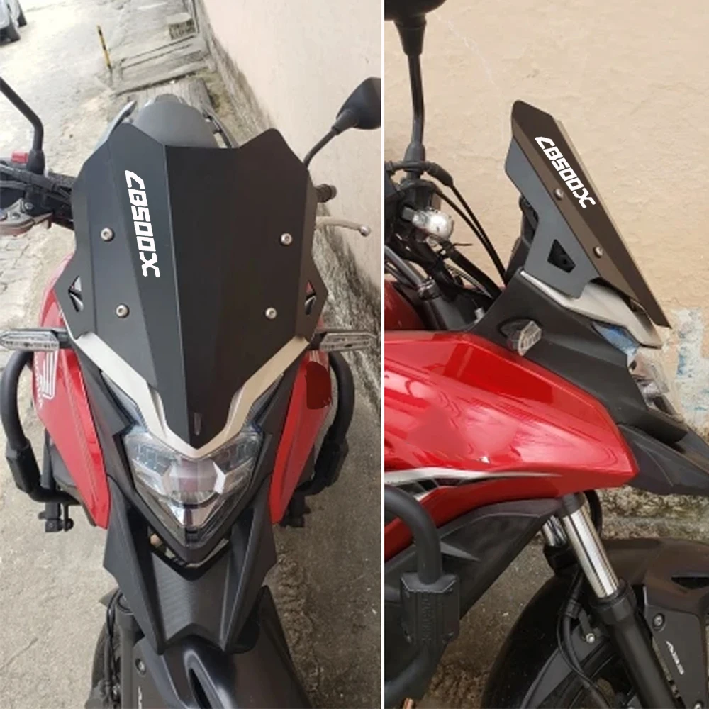 オートバイのフロントガラスプロテクター,フロントガラスアクセサリー,ホンダcb 500 x cb500 500x 2019 2020 2021 2022