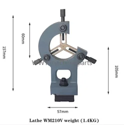 ミニ旋盤センターフレーム,Wm180v,wm210v,家庭用安定ツールホルダー