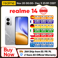 realme 14 5G Android NFC Smartphone sbapdragon 6 gen 4 '120Hz AMOLED Display mAh Titan Battery 50MP Camrea Global Version
