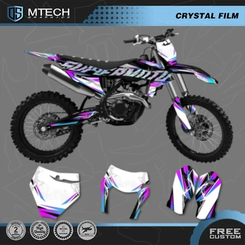 DSMTECH Custom Team Grafische Achtergronden Decals Stickers Kit Voor KTM SX SXF XC MX 19-22 EXC XCW Enduro 20-23 125 tot 500cc 010