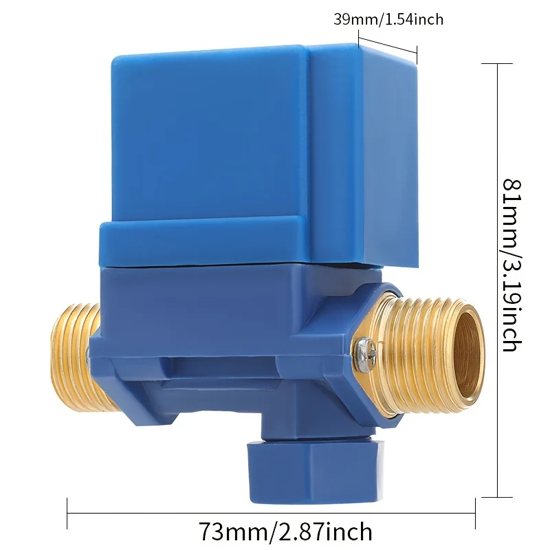 1 Buah Katup Solenoid Tenaga Surya, Struktur Tahan Lama, Desain Tanpa Kebocoran, Ketahanan Korosi, Otomatisasi Industri