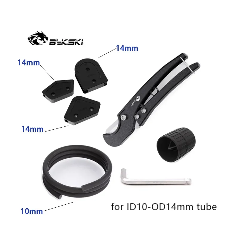 Bykski OD 12mm OD14mm , OD16mm PETG Pipe Metal Cutter Bending Mould Kit Silicone Bar Computer Liquid Cooling System Tool