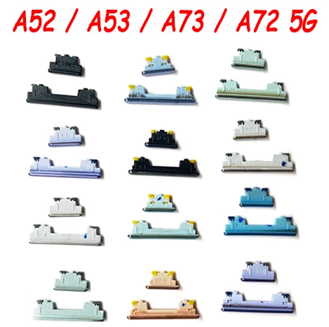 NEW For Samsung A52 A53 A73 A72 5G A726B Side Keys Power and Volume Buttons Key Replacement Parts
