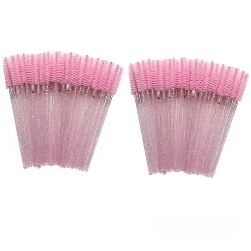 50/100 قطعة فرشاة ماسكارا للرموش للاستعمال مرة واحدة متعددة الألوان فرشاة ماسكارا للعين مناسبة لتمديد الرموش أدوات مكياج لمستحضرات التجميل #5