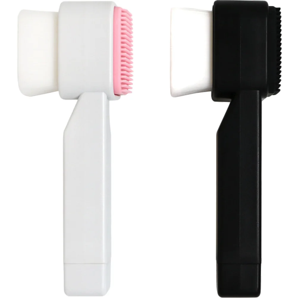 2 قطعة فرشاة تنظيف الوجه دليل الوجه الغسيل أداة التقشير العميق للبشرة الحساسة التنظيف العميق سيليكون غسل الوجه #5