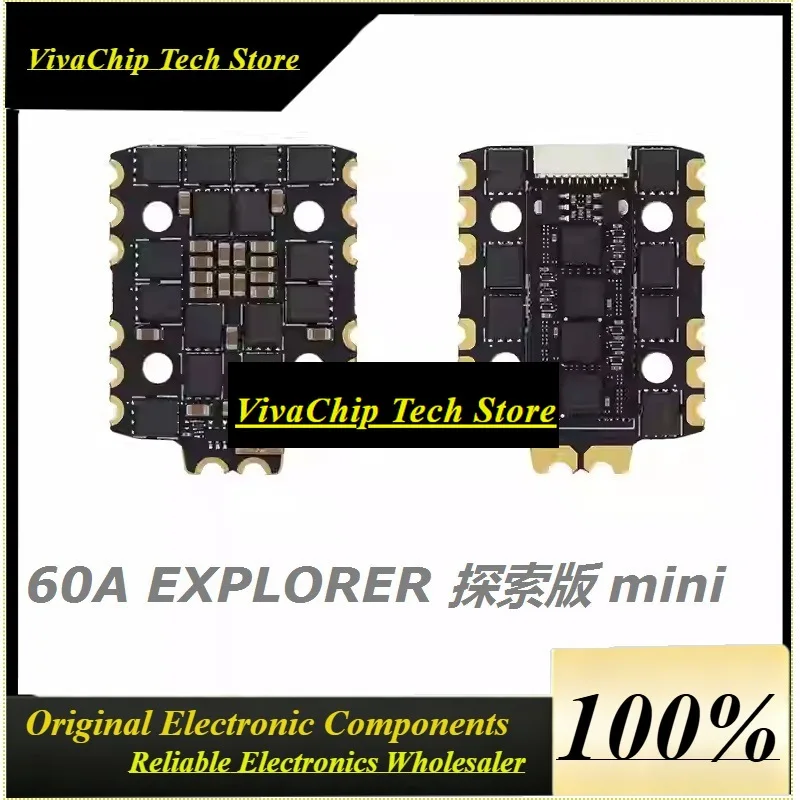 VivaRushFPV Explorer Mini V2 60A Flight Stack For FPV Drones With Analog Digital Support
