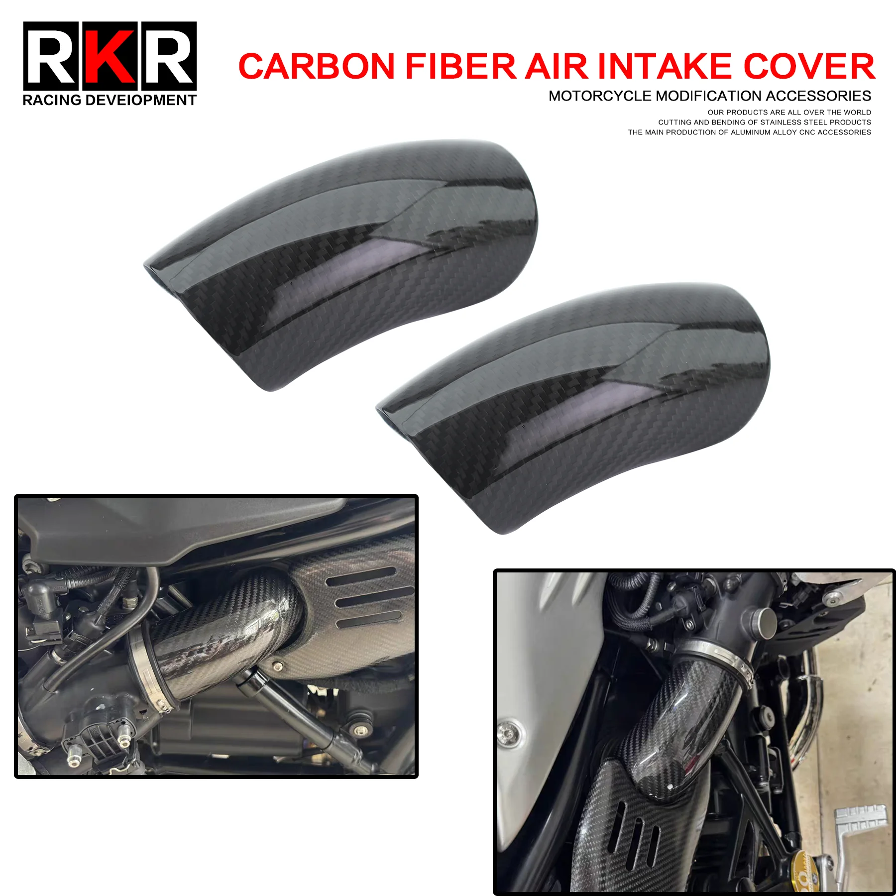 

Motorcycle Carbon Fiber Air Intake Cover Fairing Decoration Guard for BMW R NINE T R9T Pure Urban RNINET Scrambler G/S Ninet /5