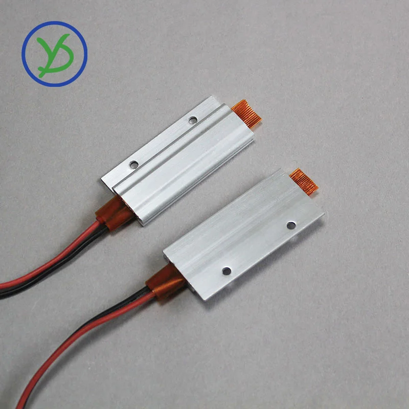 60*28 мм 12 В ~ 220 В постоянная температура 60 ~ 250 ° C Керамический нагревательный лист PTC Алюминиевый корпус Нагревательная пластина Электрический нагреватель Аксессуар