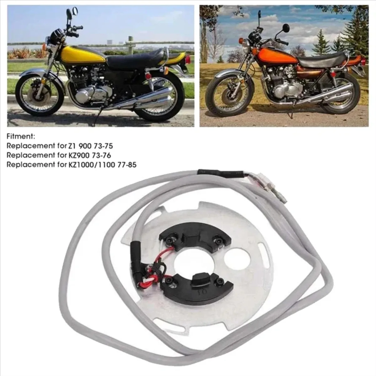 High‑Quality DS2-1 Electronic Ignition Coil Kits for Kawasaki KZ900 Z1 KZ1000 KZ1100 GPZ ZX900 Ninja 1975-1990 Ignition System