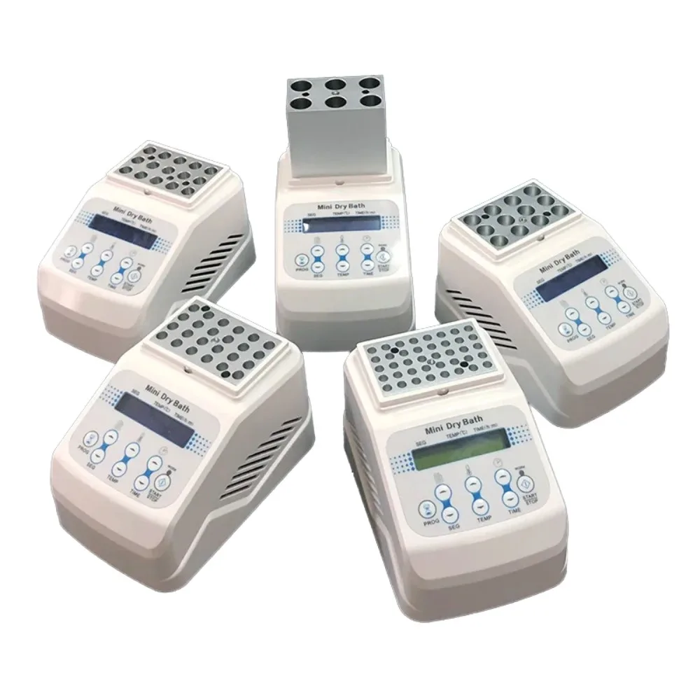 

Портативный металлический блочный сухой инкубатор с цифровым термостатом (нагреватель-охладитель) для лабораторий, карантина и точного контроля температуры