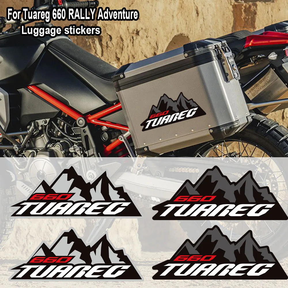 

2022 2023 2024 2025 Tank Pad Trunk Luggage Cases Panniers Stickers Decals For Aprilia Tuareg 660 RALLY Adventure