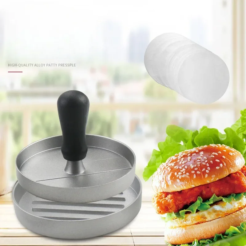 

Пресс для гамбургеров, пресс для мяса, пресс для гамбургеров, кухонные инструменты, кухонные гаджеты и аксессуары без покрытия
