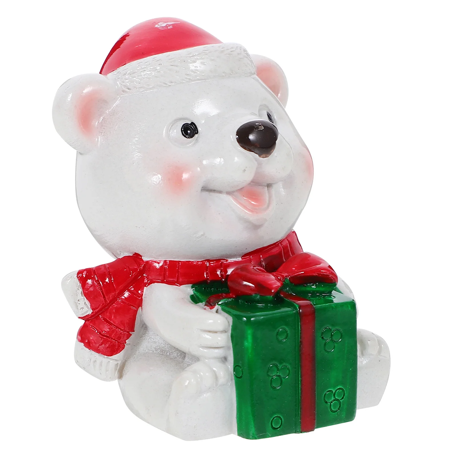 伝統的なクリスマスデスクトップオーナメント装飾ミニ樹脂製フィギュアクラフトガーデンスタチュー彫刻