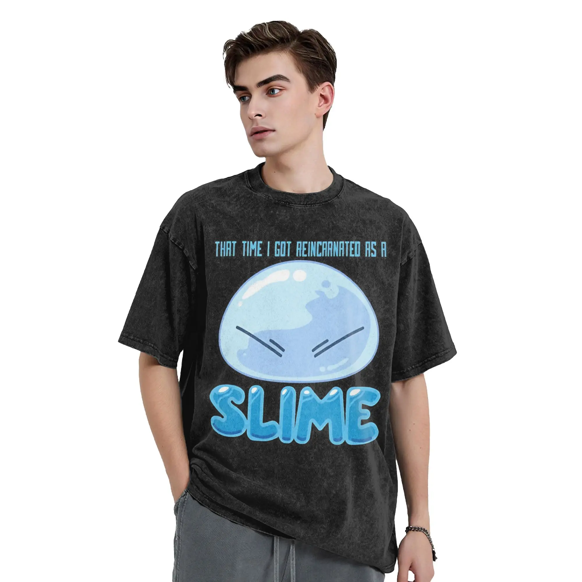 That Time I Got Reincarnated As A Slime T-Shirts  Tops Summer Streetwear Short Sleeves T Shirt Trending Loose Tshirt Cheap