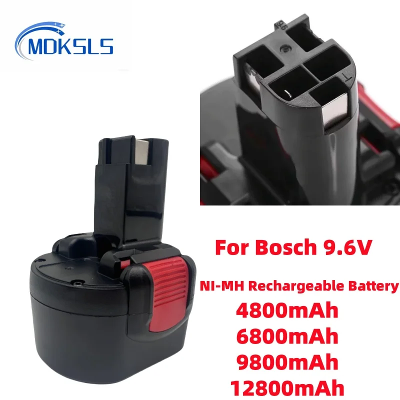 

BAT048 9.6V 9800mAh NI-MH Rechargeable Battery Power Tools Battery for Bosch PSR 960 BH984 BAT048 BAT119 L50