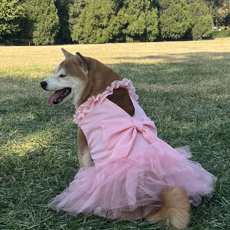 

Big Dog Clothes Summer Large Dog Wedding Dress Corgi Shiba Inu Samoyed Husky Labrador Golden Retriever Clothing Pet Costumes