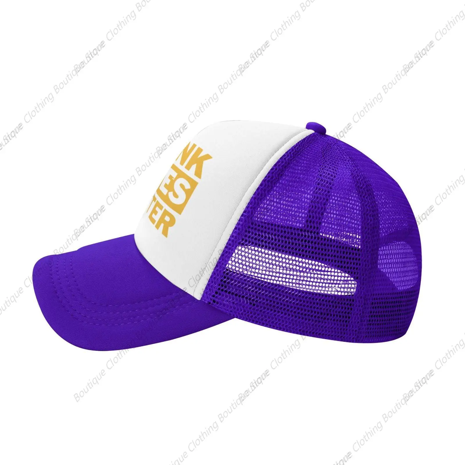 Casquette de baseball en maille pour hommes et femmes, chapeau de camionneur drôle, casquette violette, cadeau de la journée de Léon, Drunk Wives Matter