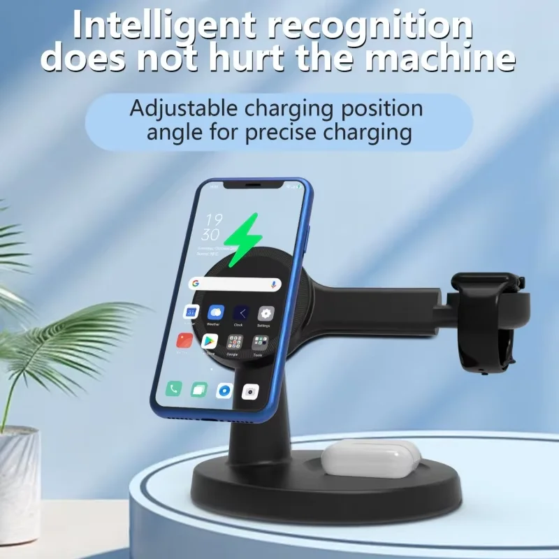 Wireless Charger 3 In 1 - 아이폰 17 16 15 14 프로