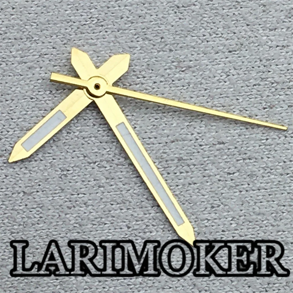 LARIMOKER Gold Silver Rose Gold Watch Hands Green Luminous Hands fit NH35 Mechanical Movement Watches Accessories