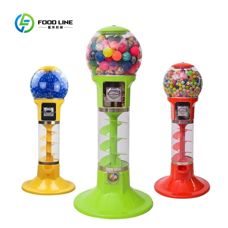 Customized White Prizing Game Plastic Ball Toy Capsule Vending Machine Toy Candy Dispenser Automatic Vending Machine