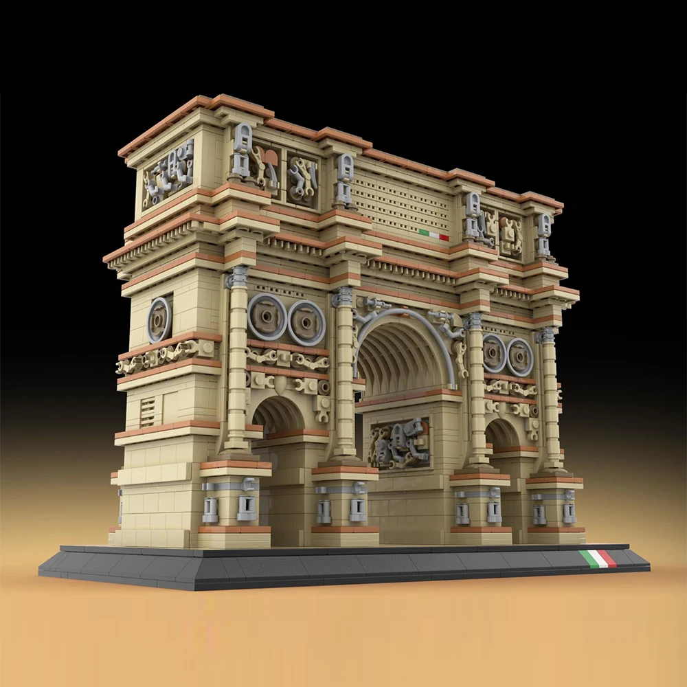 

3101PCS MOC classic building modular city sign arch street decoration assembly DIY model toy technology building blocks boy gift