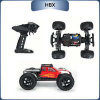 HBX 2996 2996A 1/10 2.4G 4WD RC Car, 32-45km/h Brushed/Brushless LED Off-Road Truck for Children Kids