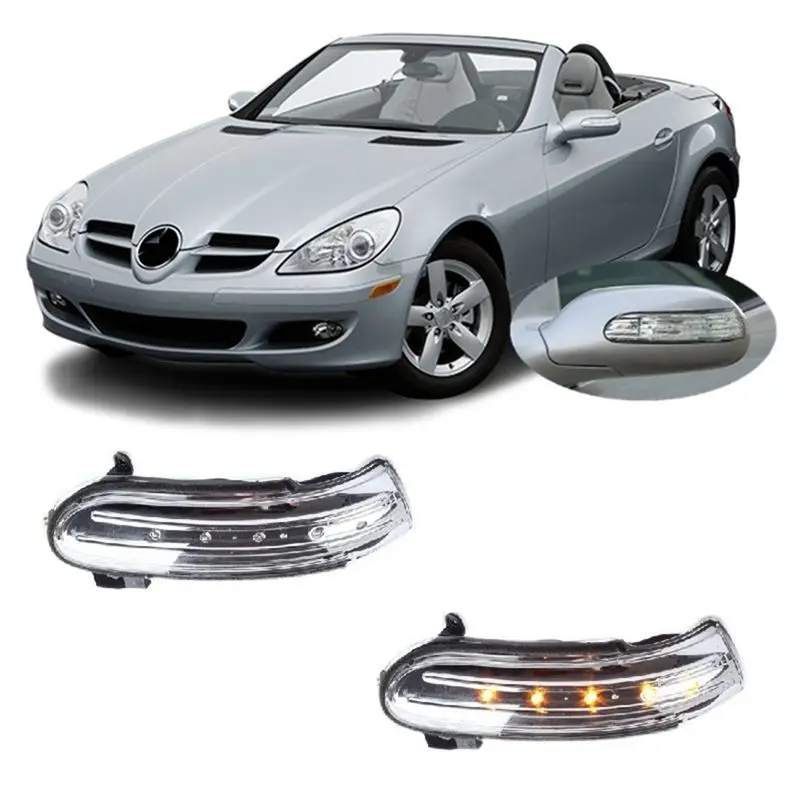 Car Side Rearview Mirror Lamp Flashing Turn Signal Light For Mercedes Benz SLK Class R171 W171 SL Class R230 W230