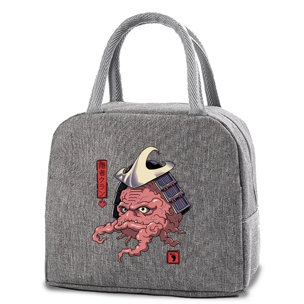Lunch Bag Women  Lunch Storage Bags Reusable Lunch Pounch Canvas Insulated Tote Bags Cute Monster Print for Office Beach