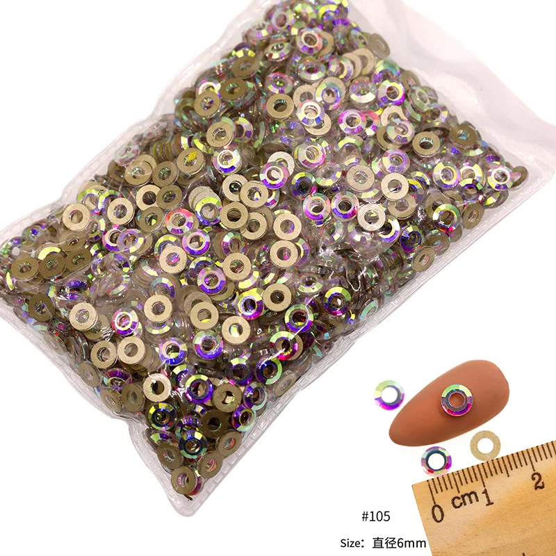 VDD 81-118 Großhandel 1440 Stück Glasrhinestones Kristall AB Flache Rückseite Glänzende Strass-Steine für DIY-Handwerk Nagelkunst-Zubehör – Detail 31