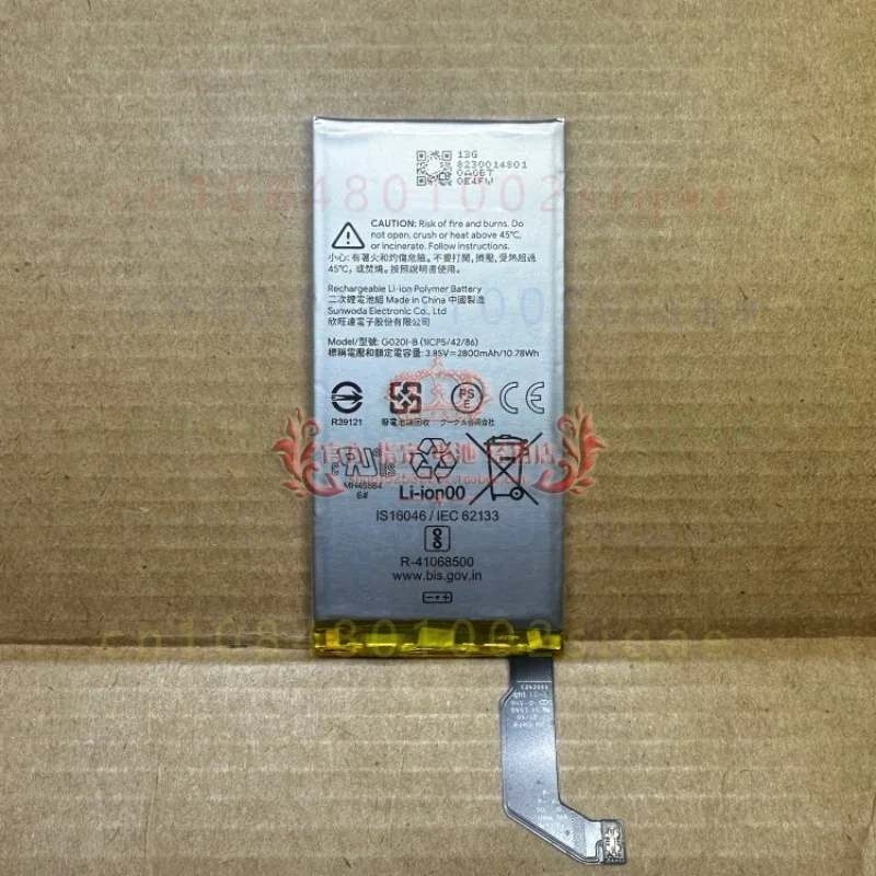 1pcs G020I-B 2800mAh Brand New Replacement Phone Battery Stable Power Repair Spare Part FOR Google Pixel 4