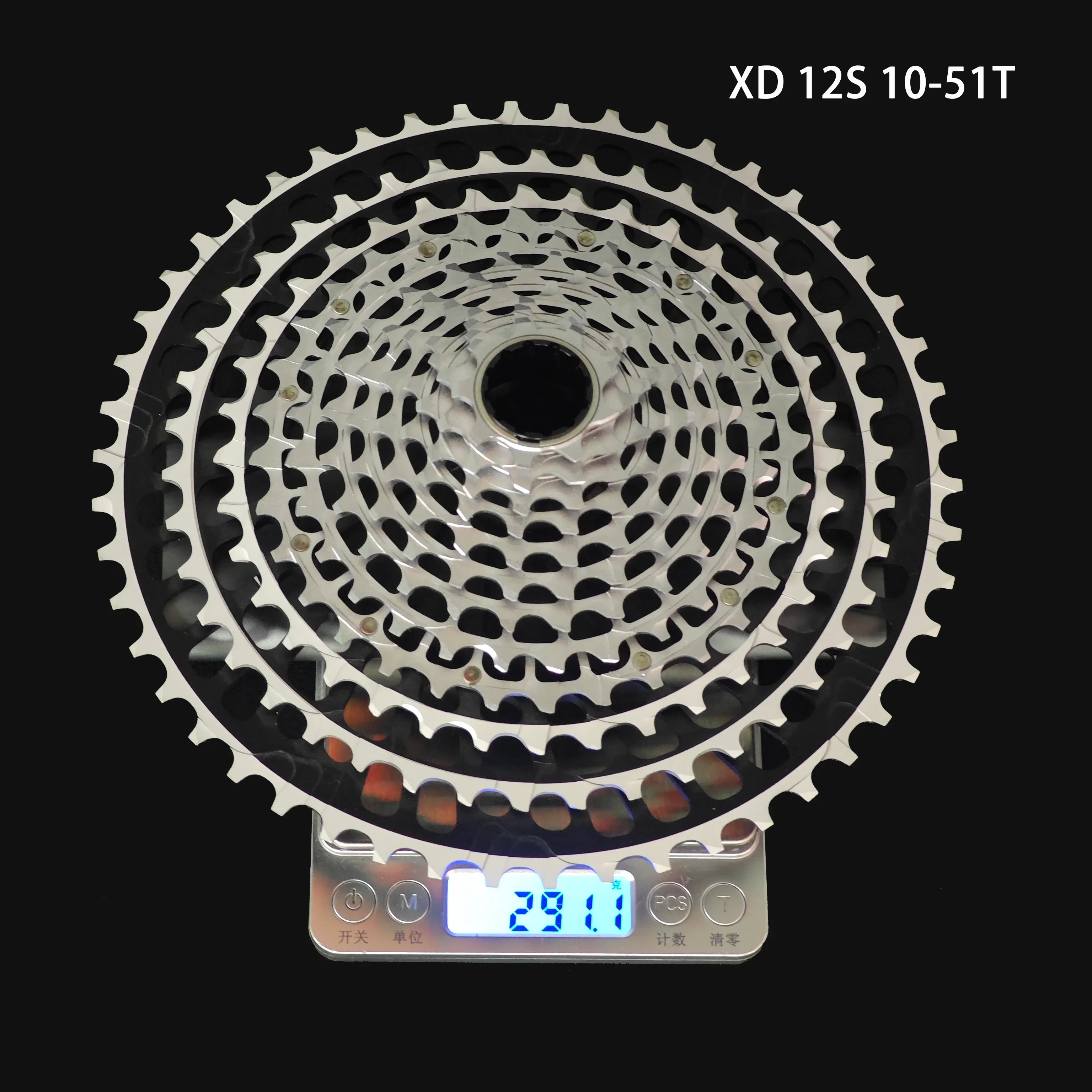 GOLDIX 12 Speed Ultralight MTB Cassette HG 12S 11-51T/12S 11-46T