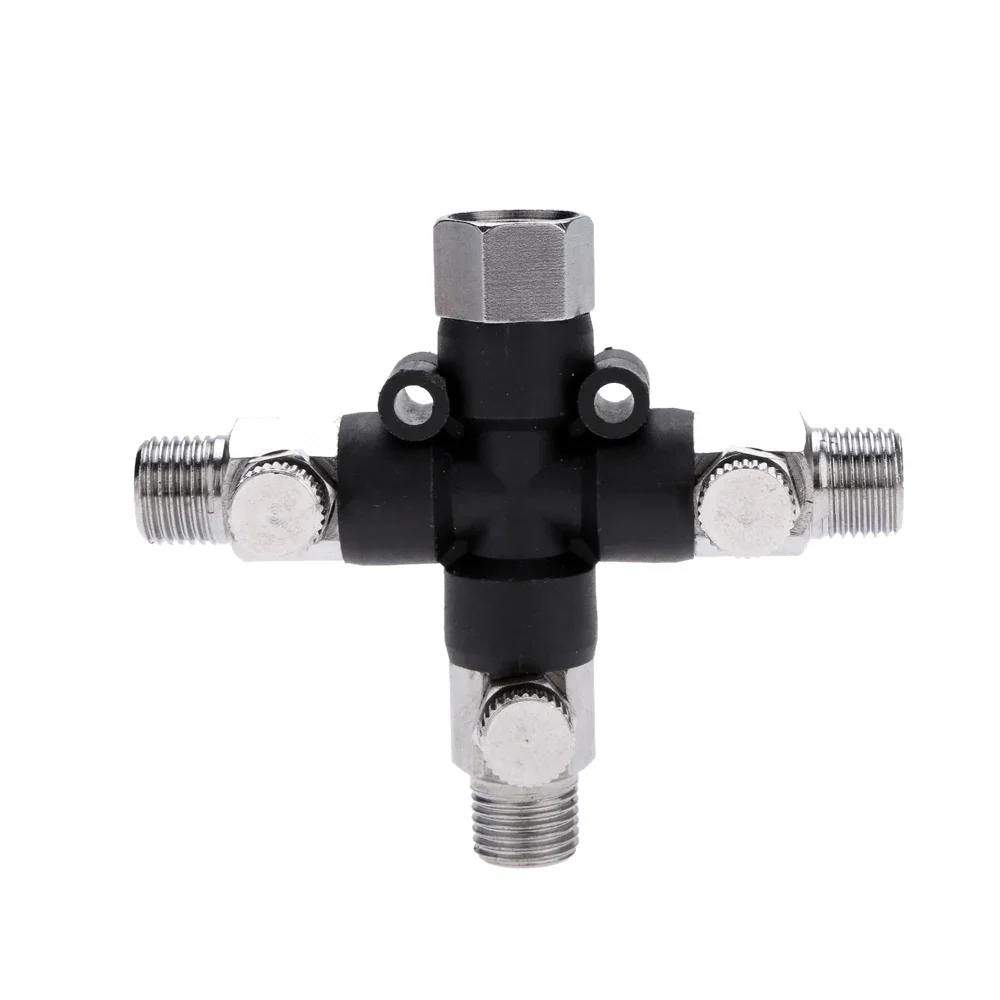 3-Way Airbrush Air Hose Splitter Manifold Airbrush Accessories Multi Use aerografo Airbrush Fittings 1/8\