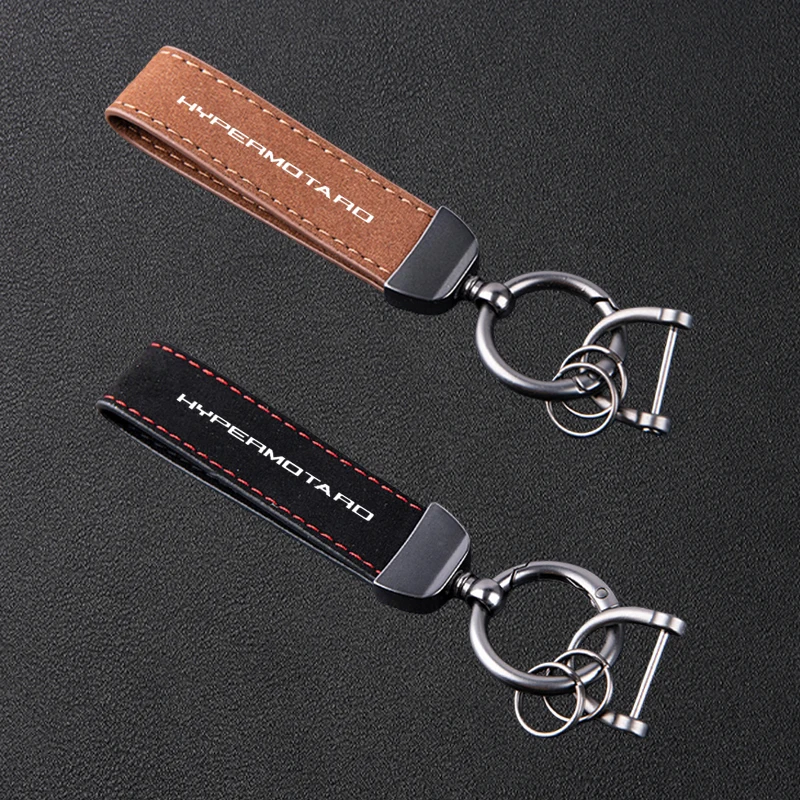 

Мотоциклетный высококачественный кожаный замшевый брелок для Ducati Hypermotard 796 821 939 950 2022 2023, аксессуары