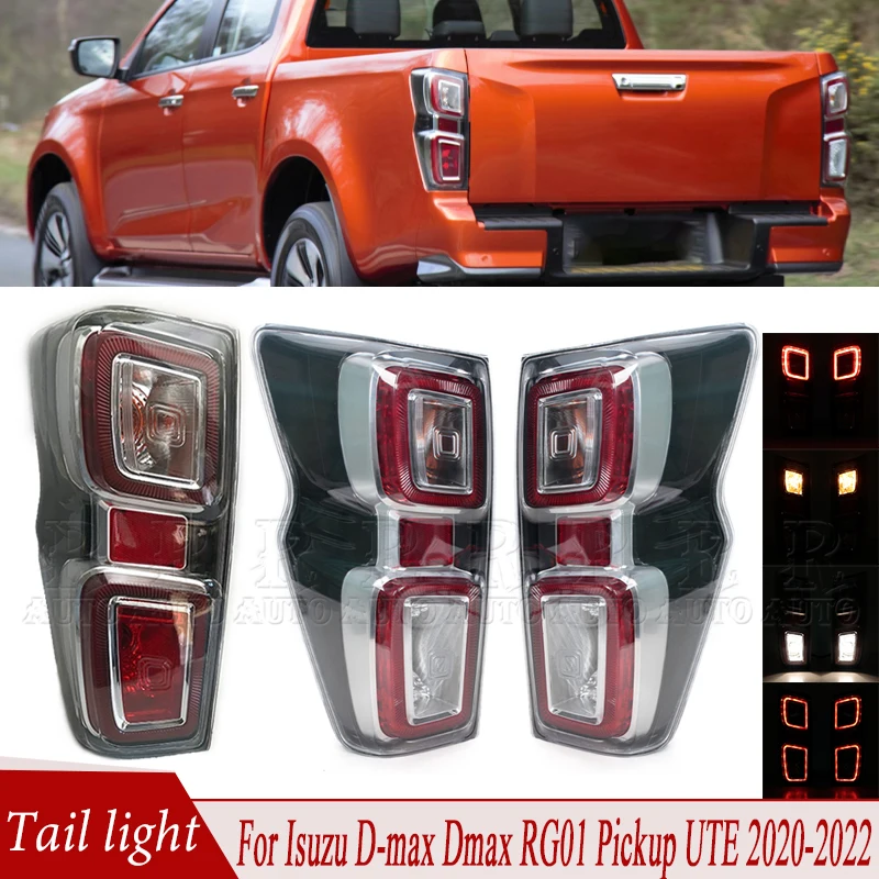 

Tail Light LED Turn SIgnal Light Brake Lamp Stop Fog Lamp Tail Lamp Assembly For Isuzu D-max Dmax RG01 Pickup UTE 2020 2021 2022