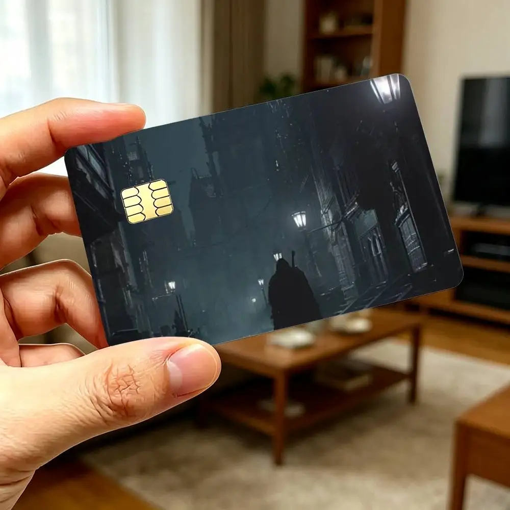 Bloodborne Game Credit Card Stickers Skin For Bank Debit Decorative Protection Scratch-resistant Gift