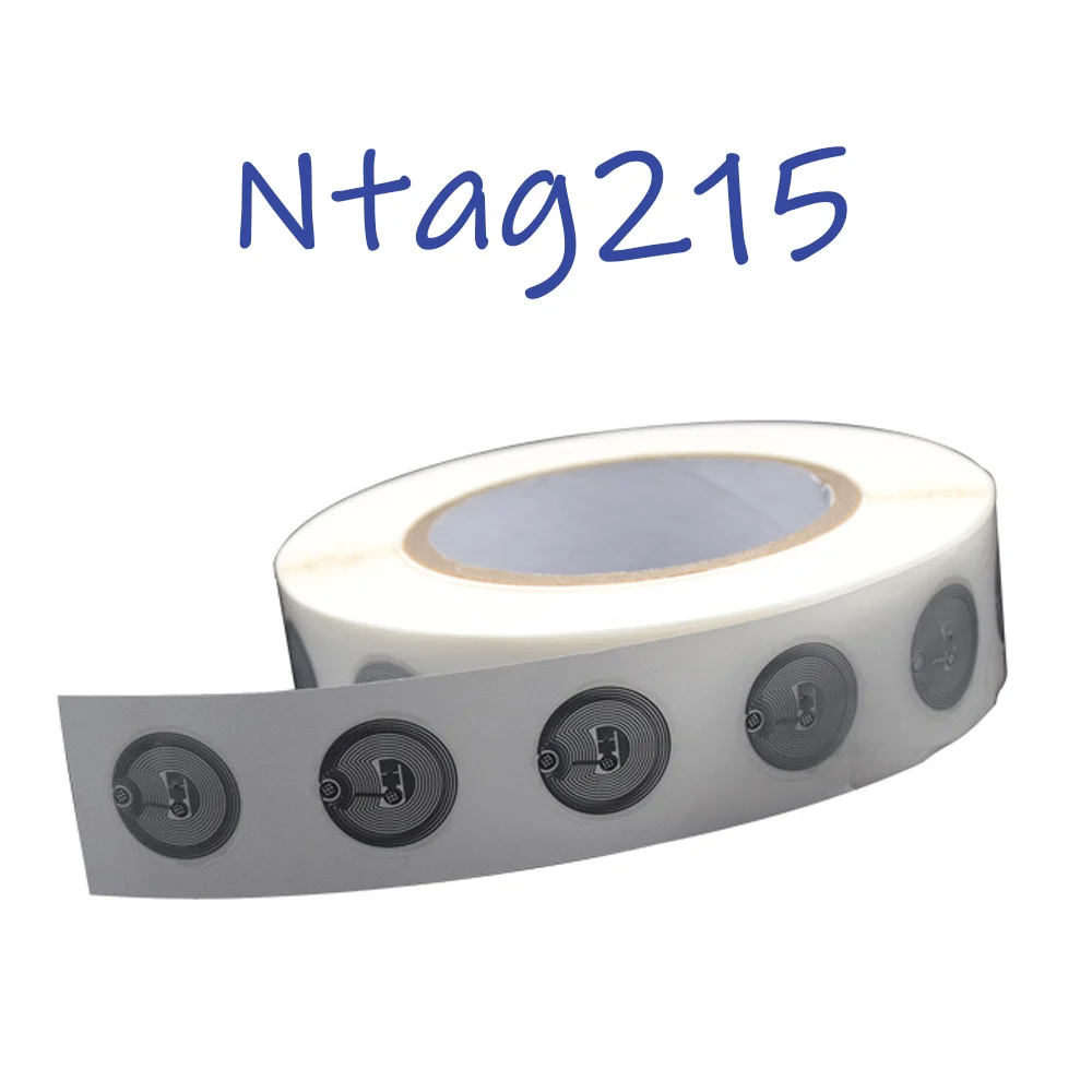 

Amibo Business Card Game Tag Ntag215 Smart Chip Token RFID Badge ISO14443 504 Byte Token 13.56Mhz NFC Type2 Sticker