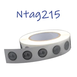 Amibo Business Card Game Tag Ntag215 Smart Chip Token RFID Badge ISO14443 504 Byte Token 13.56Mhz NFC Type2 Sticker
