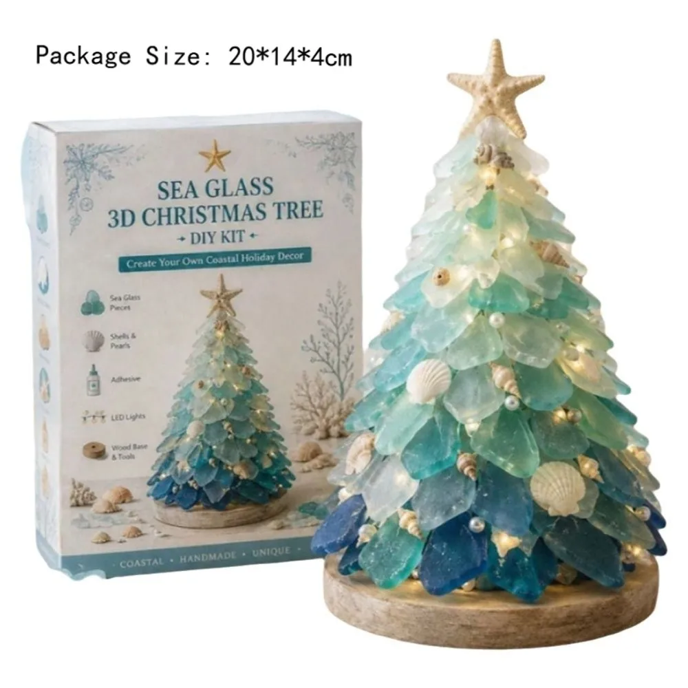 Sea Glass Christmas Tree Kit 3