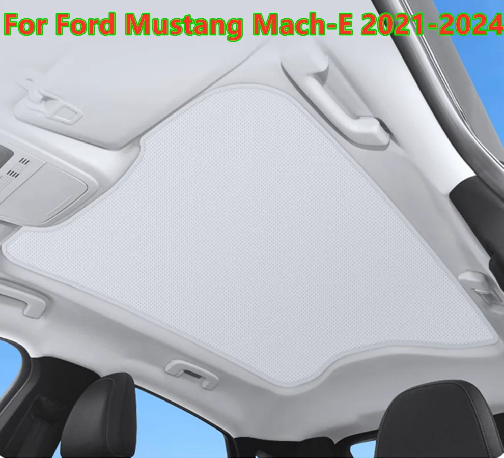 

Beige Sunroof Roof Window Sun Shade Block Cover Mat for Ford Mustang Mach-E