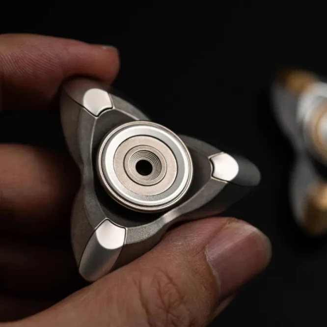 ProxyEDC & Damned Designs Ouroboros P.D. Fidget Spinner Fidget Toys Adults Three-Bladed Fidget Spinner Anxiety Relief Gadgets