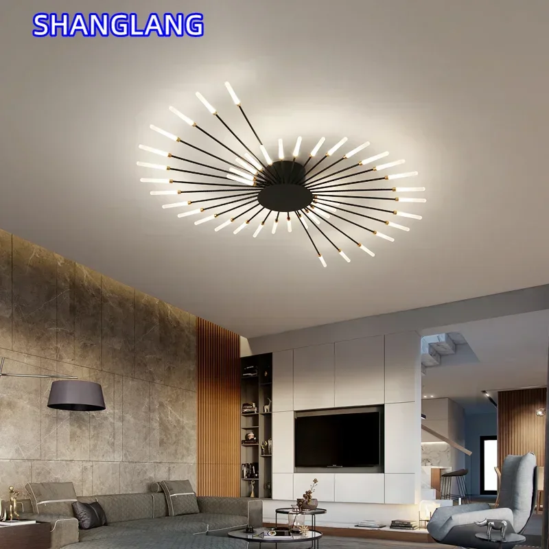 Modern LED Ceiling Lamp Luxury Household Living Dining Room Chandelier Home Decor Bedroom Pendant Light Kitchen Lustres Fixtures